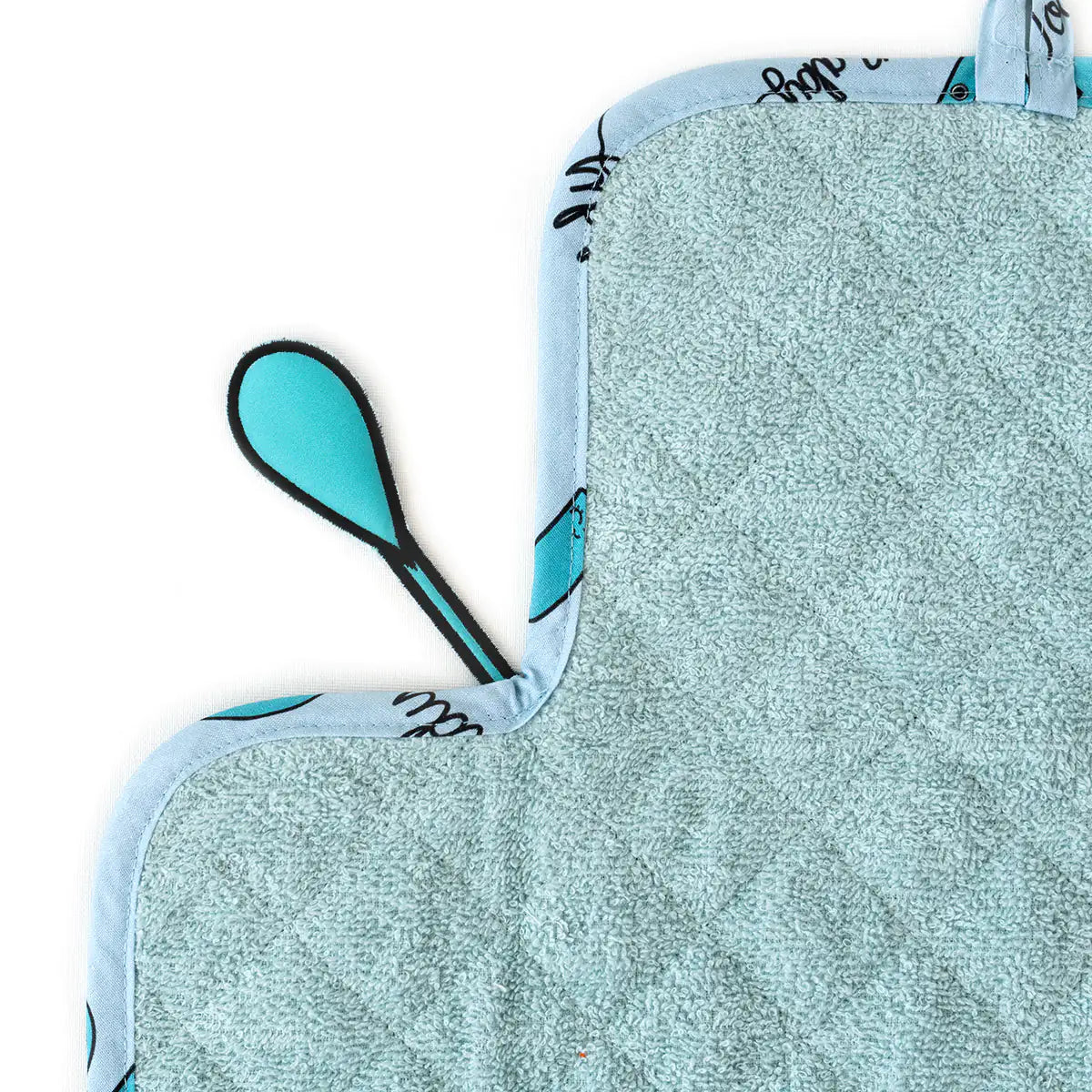 Milk&Moo "Sangaloz" Portable Baby Changing Pad | 100% Oeko-Tex Certified Cotton | Waterproof, Travel-Friendly & Soft for Sensitive Skin