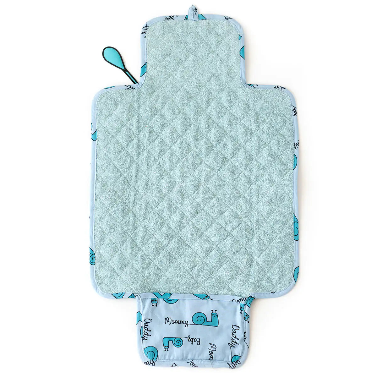 Milk&Moo "Sangaloz" Portable Baby Changing Pad | 100% Oeko-Tex Certified Cotton | Waterproof, Travel-Friendly & Soft for Sensitive Skin